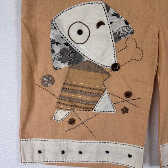 BIRD Women's Dogs Lover Cotton Short Pant Adjustable Drawstring L/XL? (READ) - Picture 6 of 10